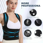 Ergonomic Posture Support Belt - Adjustable Compression For Lower Back Pain Relief